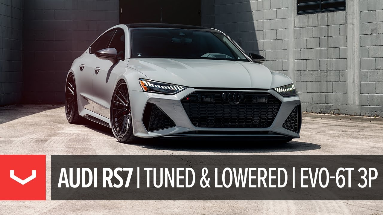 Audi RS7 | Lowered & Tuned | Vossen Forged 3- Piece EVO-6T Wheels
