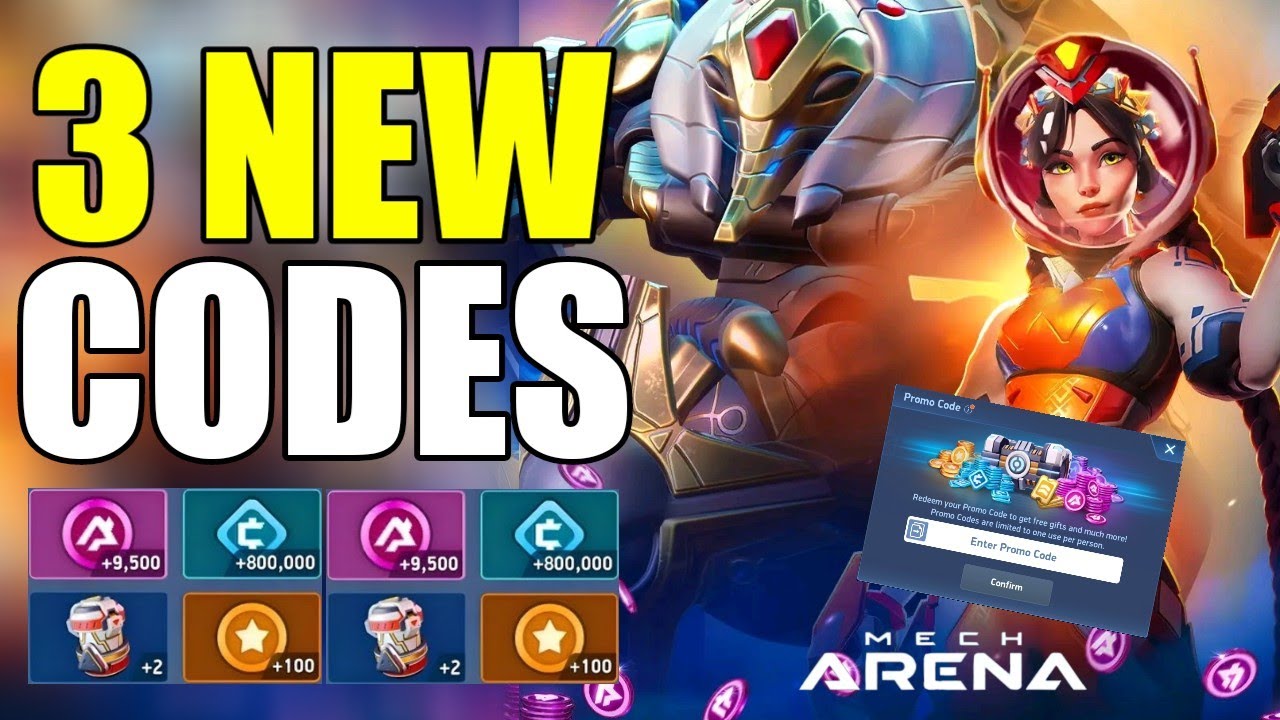 *Новые* промокоды для Mech Arena на 29 июня 2026 || 4 промокода для Mech Arena