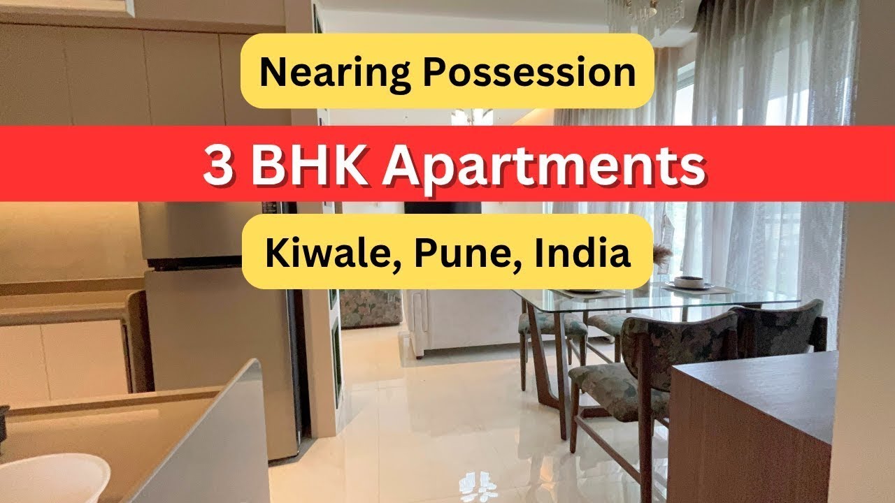 Nearing Possession! 3 BHK Luxury Homes in Pune | Kiwale's Best Project I + 91742923928 #puneproperty