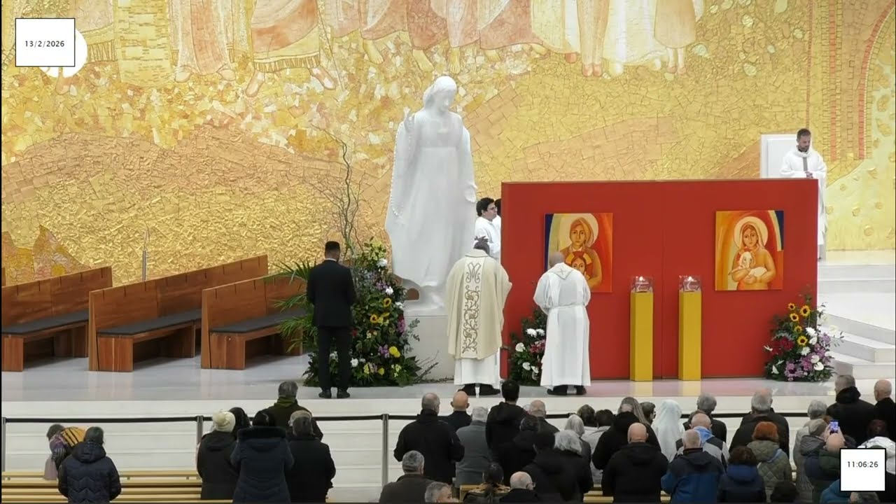 Missa   desde a Basílica da Santíssima Trindade do Santuário de Fátima 13.02.2026