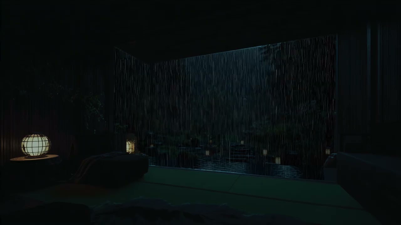 Endless Night Rainfall | Cozy Midnight Atmosphere for Sleep & Focus