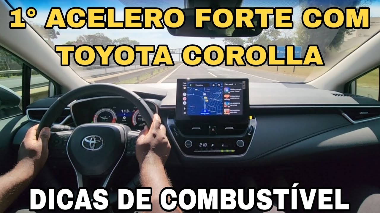 TOYOTA COROLLA XEI 2025 | Acelerei Forte e Testei o ACC e Alerta de Mudan&ccedil;as de Faixas e Dicas!!!