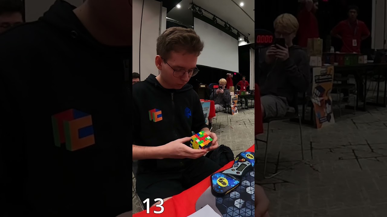 5x5 Rubiks Cube WORLD RECORD: 31.60 #rubikscube #cubing #worldrecord