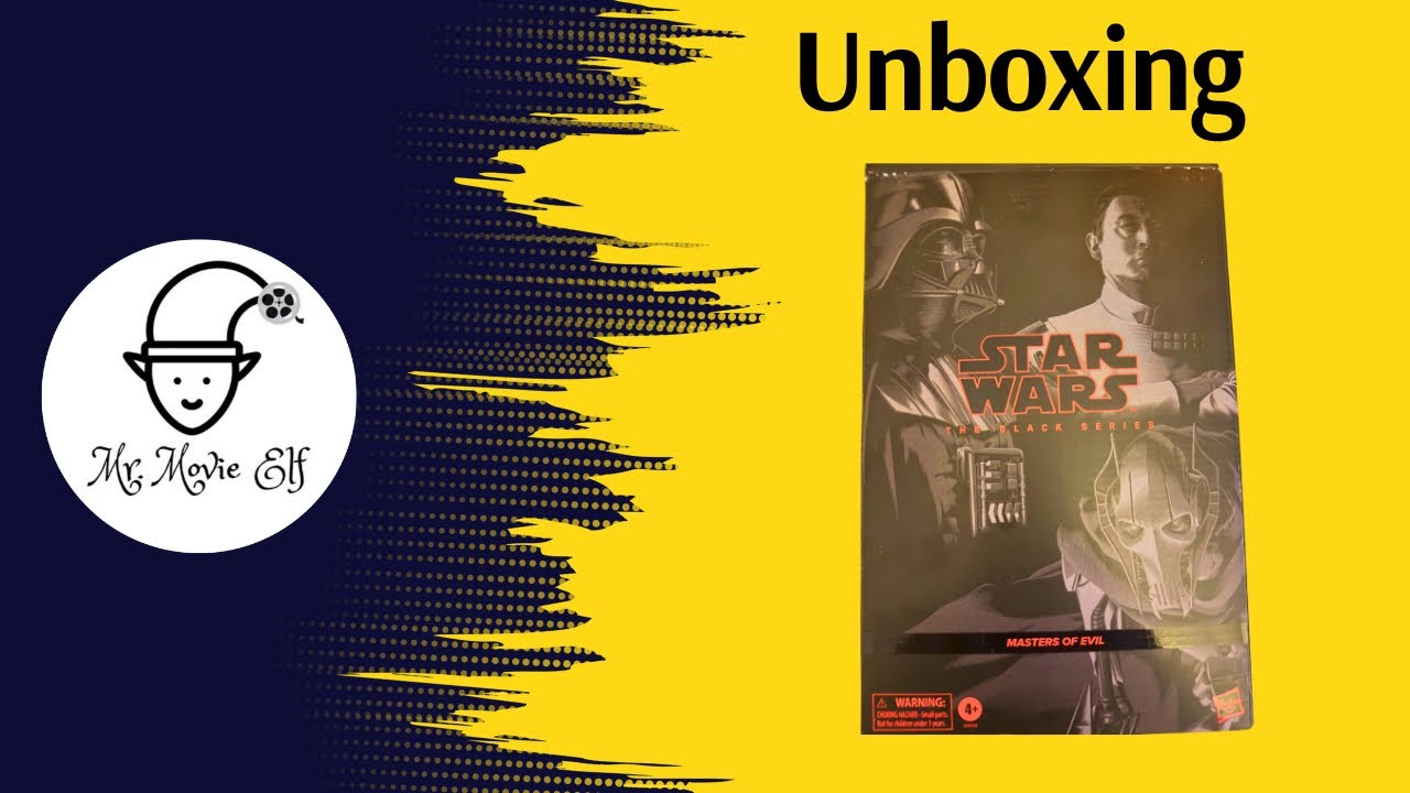 Unboxing Star Wars Black Series Masters of Evil