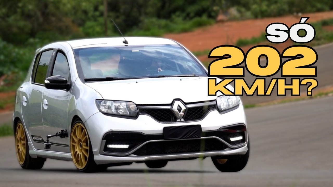 SÓ 202 KM/H DE MÁXIMA: POR QUE O SANDERO R.S. É TÃO LENTO DE RETA?