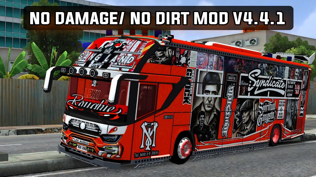 BUSSID ANTI DAMAGE V4.4.1/ NO DAMAGE NO DIRT MOD BUSSID MOD