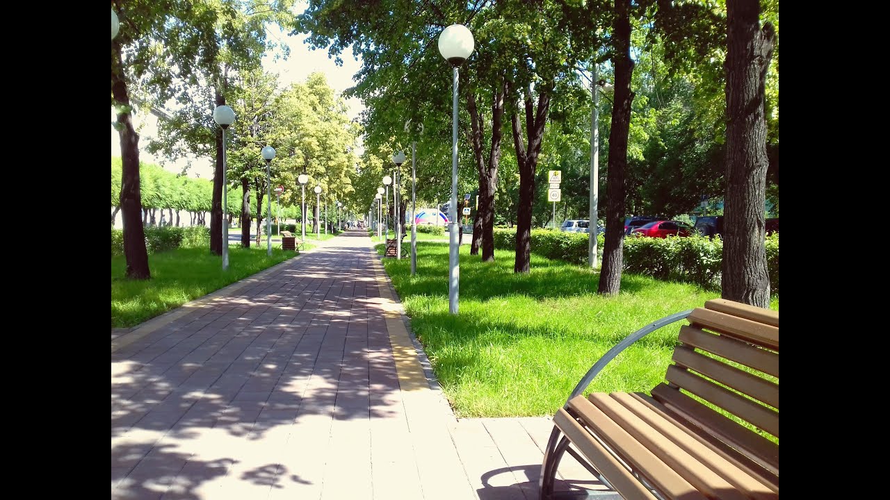 По улицам города Белово.Красотища.  Лето.  Жара