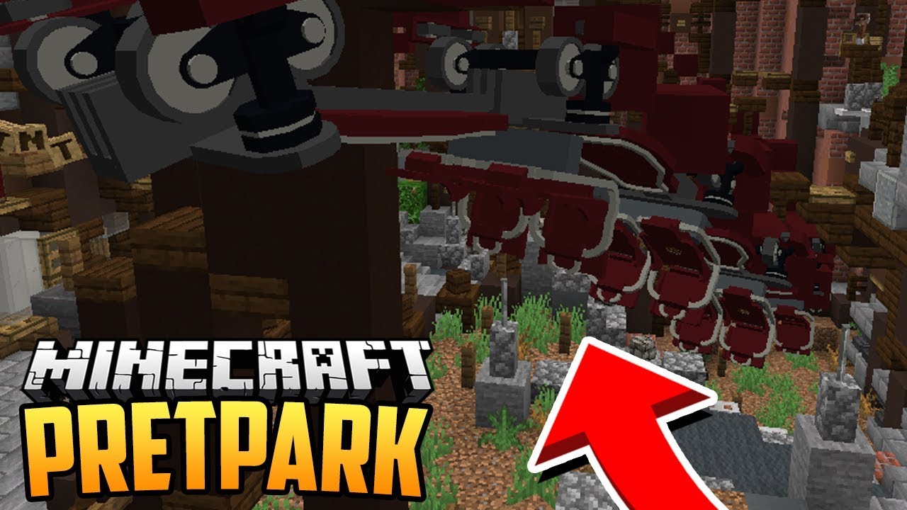 MEGA VETTE LIGGENDE ACHTBAAN - Minecraft CraftValley Pretpark #2