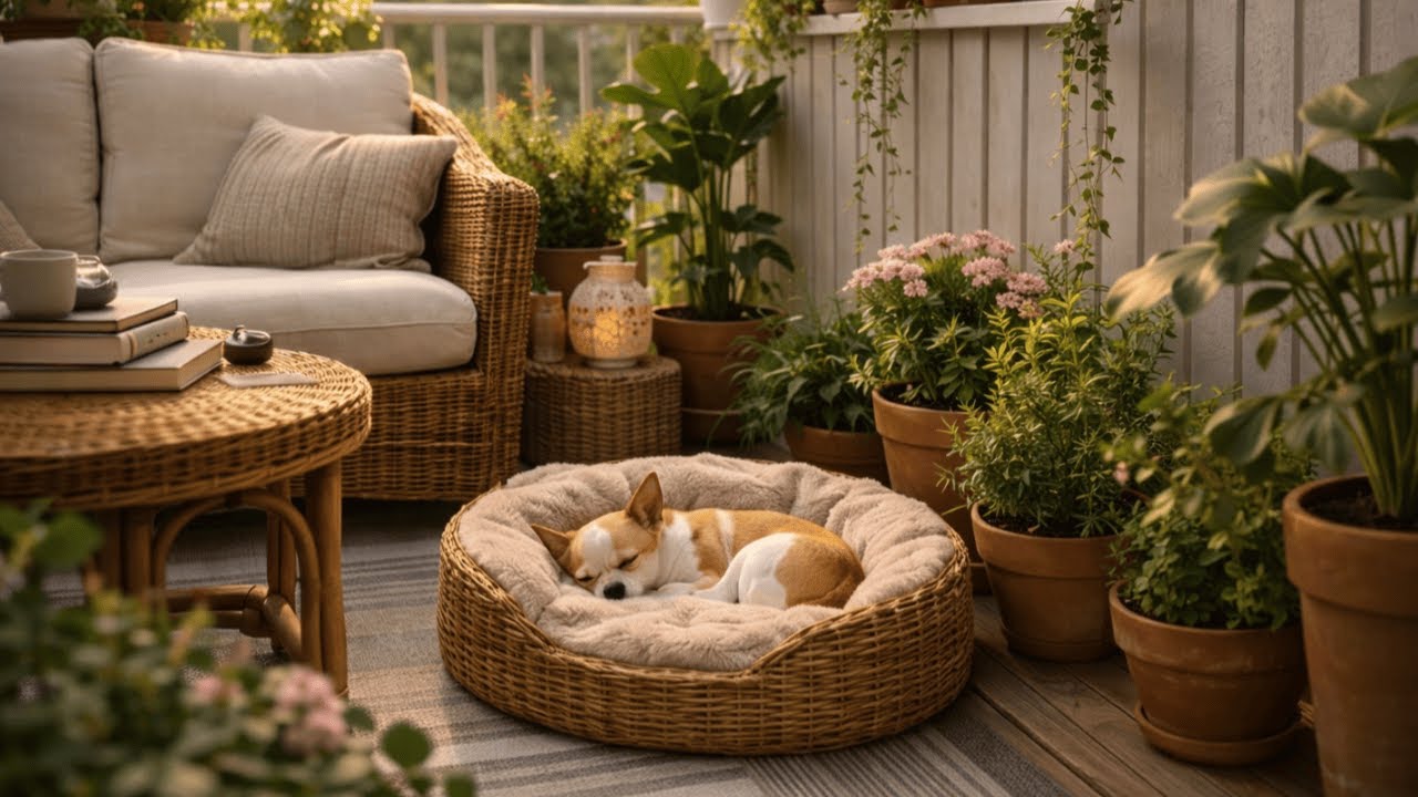 12 Hours of City Balcony Ambience for Dogs | Dog TV