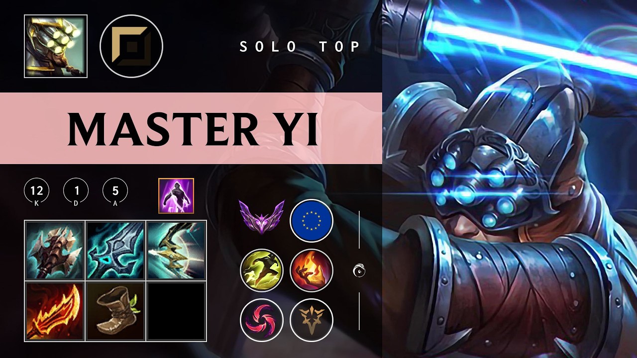 Master Yi Top vs Singed - EUW Master Patch 26.05