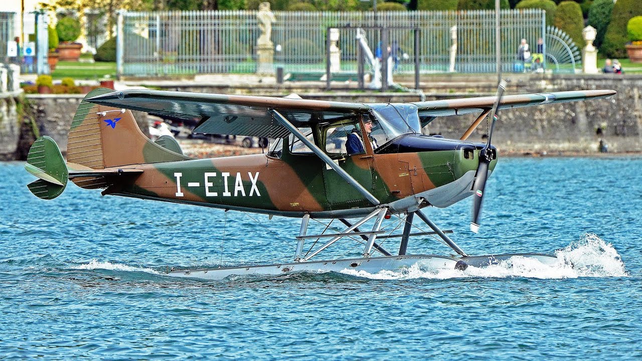 Seaplanes in Europe - Como Lake - Cessna O-1 Bird Dog I-EIAX