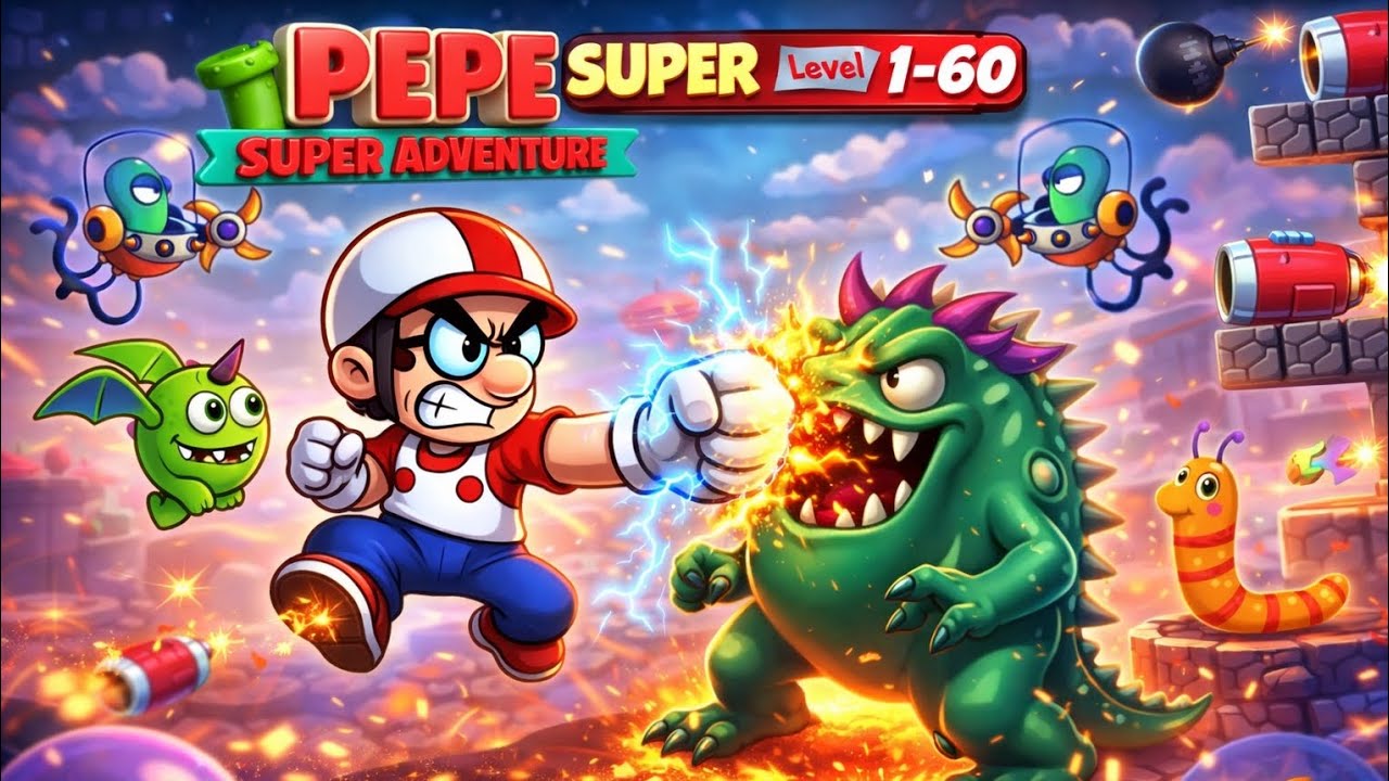 Pepe Super Adventure World Game | Level 1-60 | #gaming #games #leadgamer