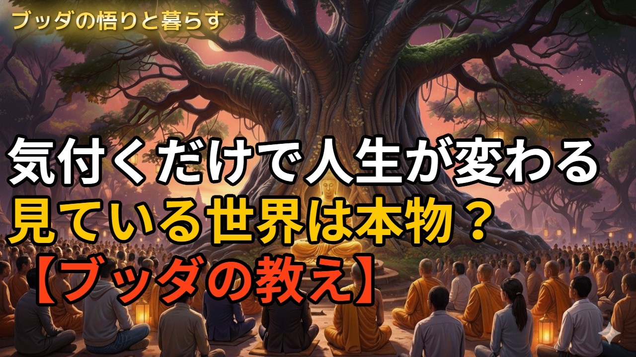 ブッダの教え｜なぜ同じ出来事で苦しむ人と平気な人がいるのか｜ブッダが語った「観測が現実を作る」科学が証明した真実