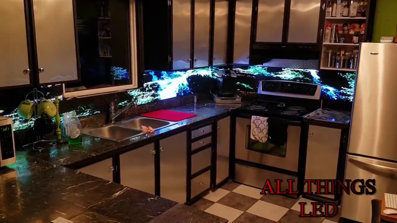 This LED Backsplash Will Blow Your Mind