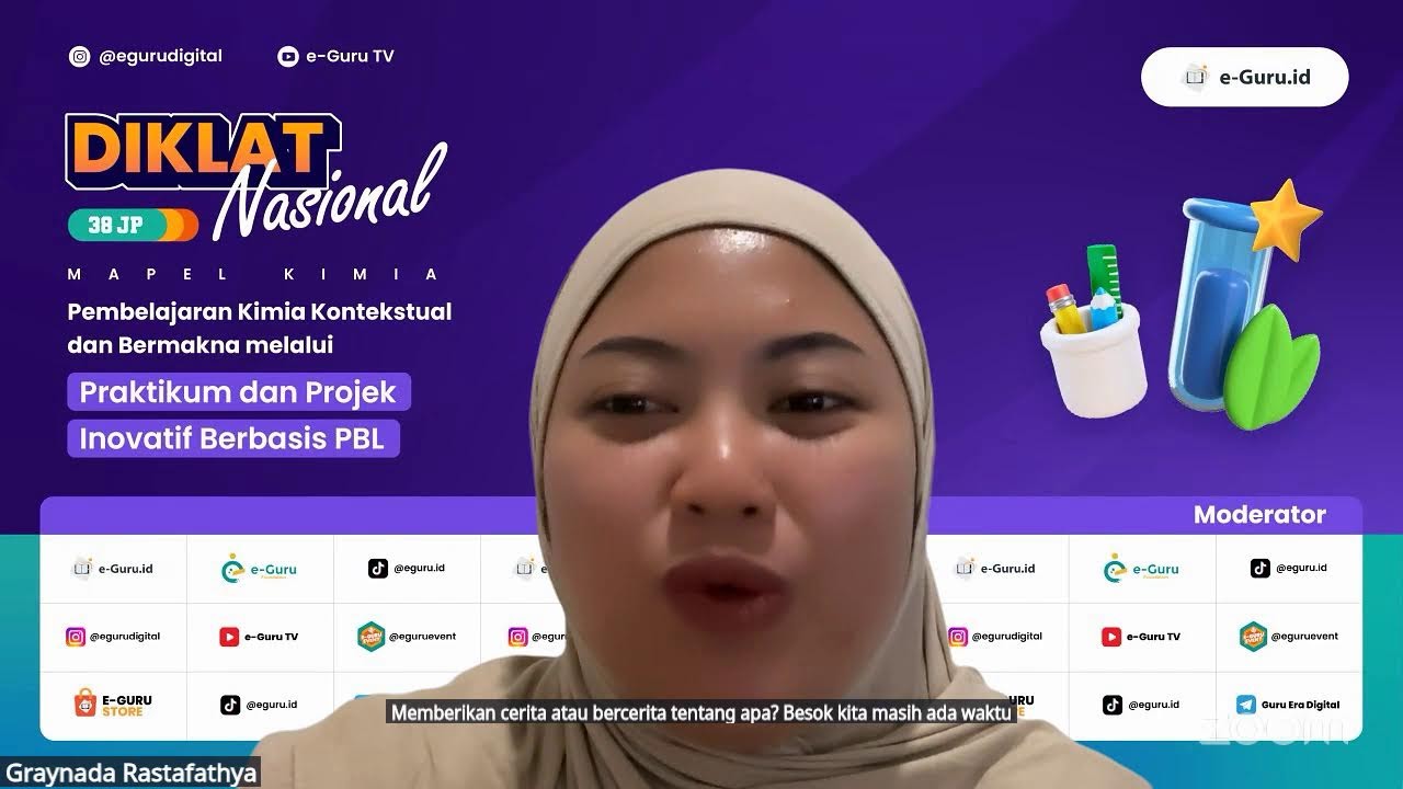 #1 Diklat Pembelajaran Kimia Kontekstual dan Bermakna melalui Praktikum dan Projek Berbasis PBL