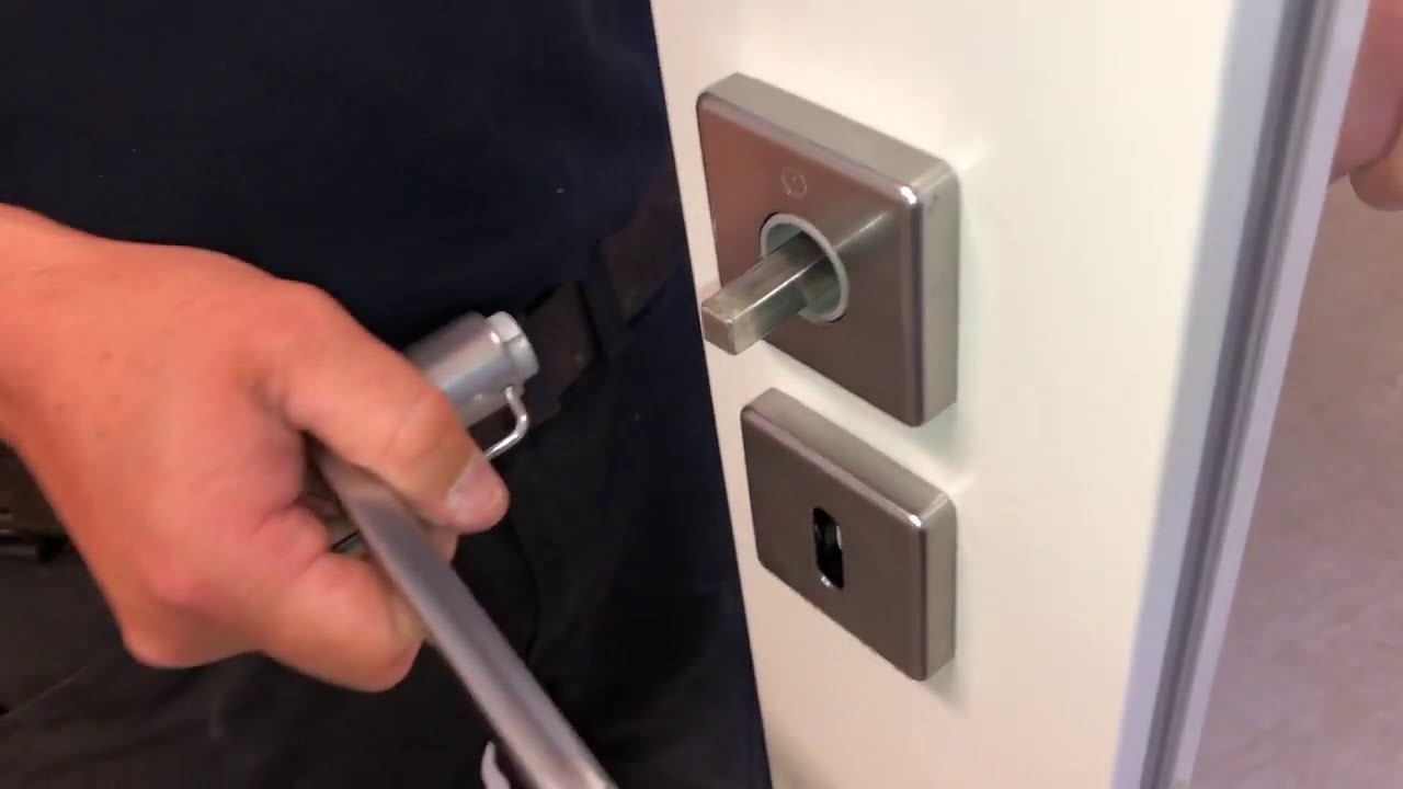 SWEDOOR | Hvordan afmonterer man et Hoppe greb
