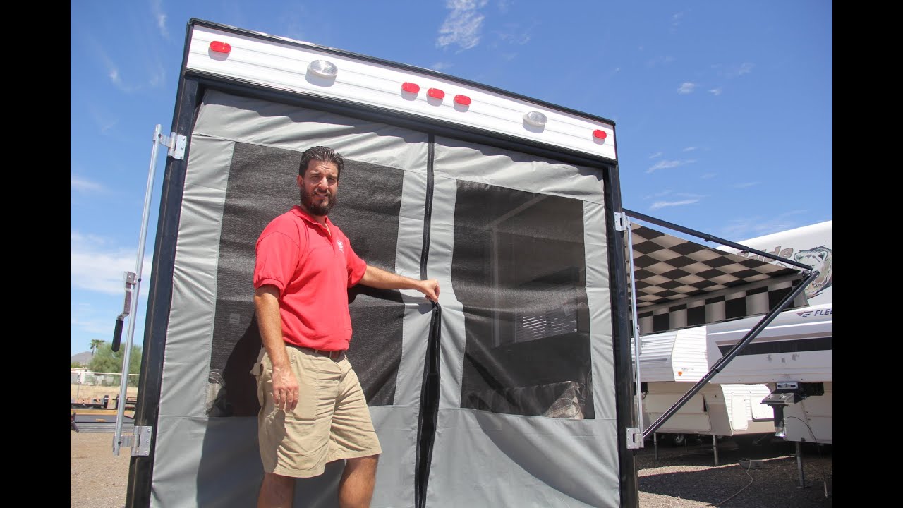 DuneSport Toy Hauler 101 - Tailgate Rear Screen Door DuneSport