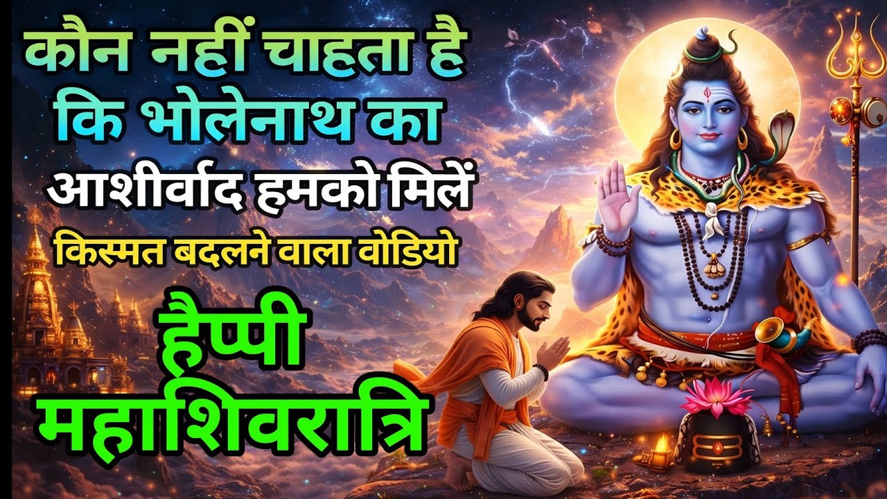 कौन नहीं चाहता है कि भोलेनाथ का आशीर्वाद हमको मिले #shiv #kedarnath #bholenath #bhakti #viralvideo