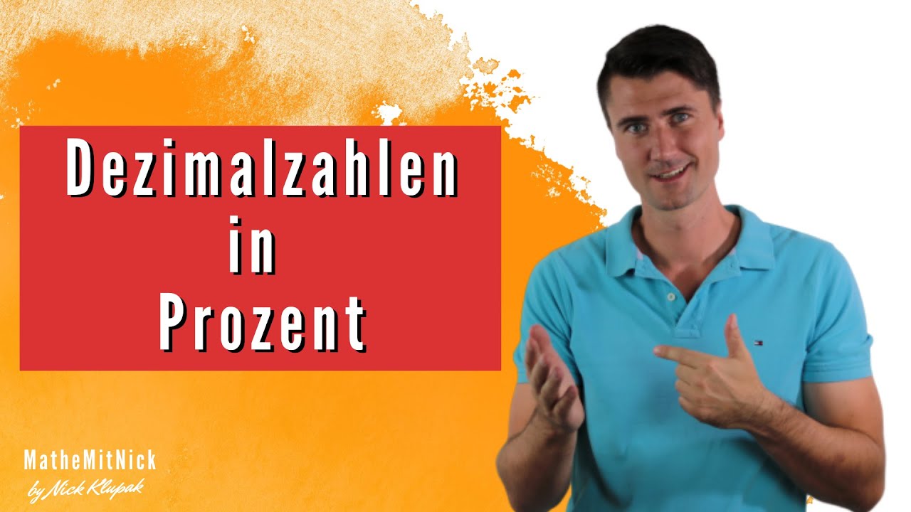 Dezimalzahlen in Prozent einfach erklärt | Grundlagen | MatheMitNick