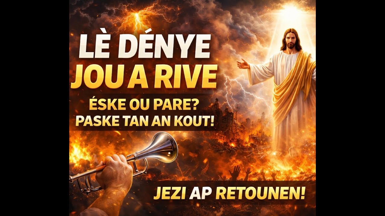 Lè Denye Jou a Rive -  Yon Mizik ki Chanje Lavi ou! jezi ap vini/yon mizik ki gen fòs. OFISYEL VIDEO