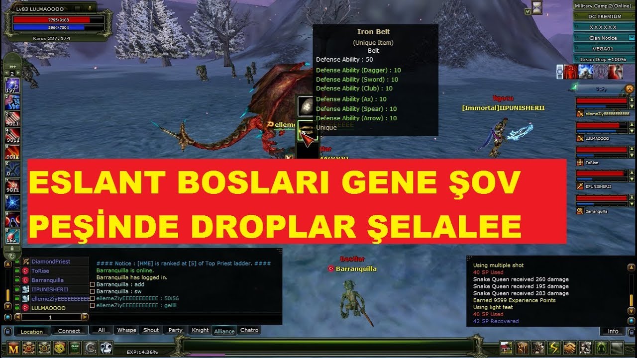 KNİGHT ONLİNE - VEGA - 50x BOS 50x DROP  VOL 8
