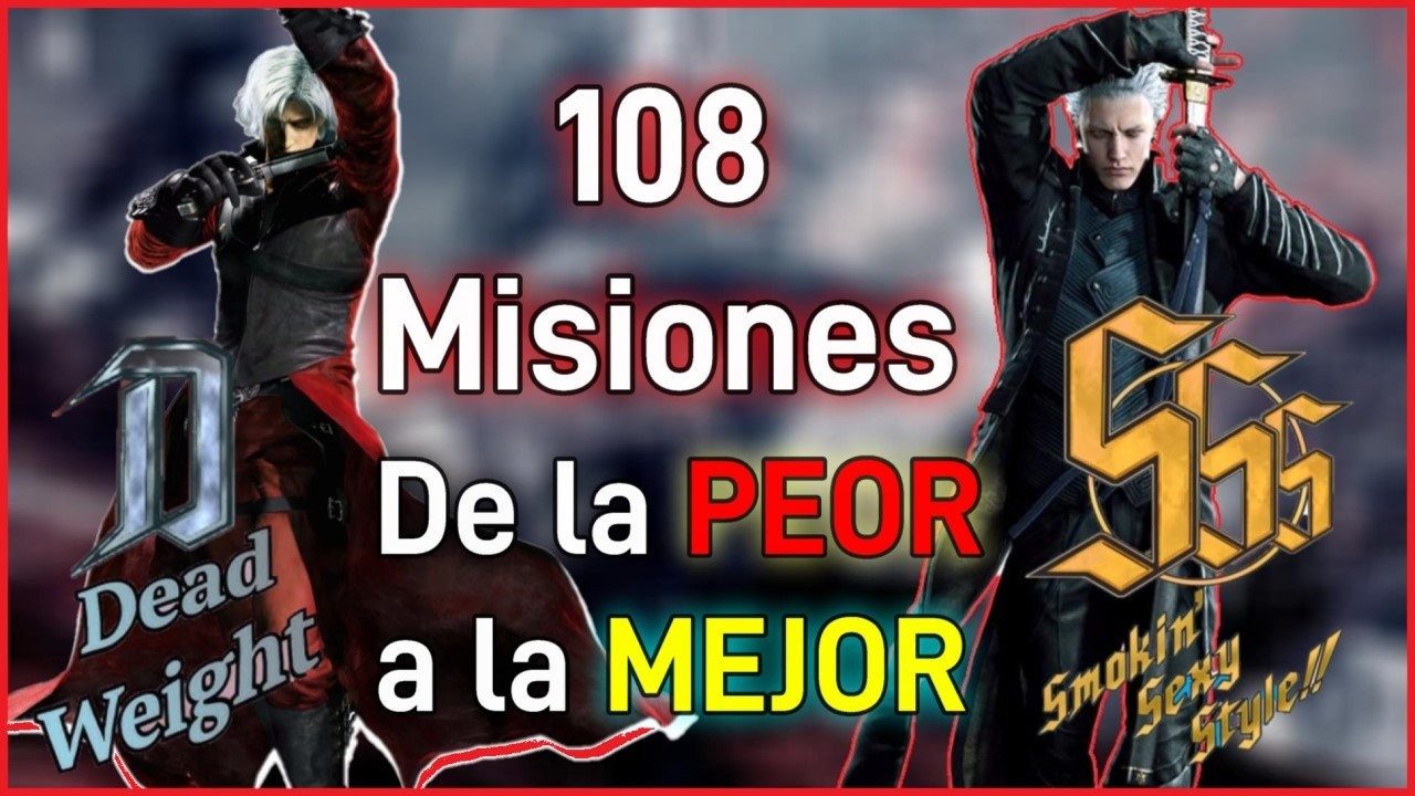 DEVIL MAY CRY: Ranking Definitivo de TODAS las MISIONES de la Saga