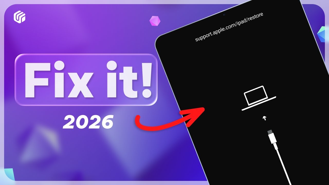 iPad Stuck on support.apple.com/iPad/Restore? Here’s the Fix! (2026 Giude)