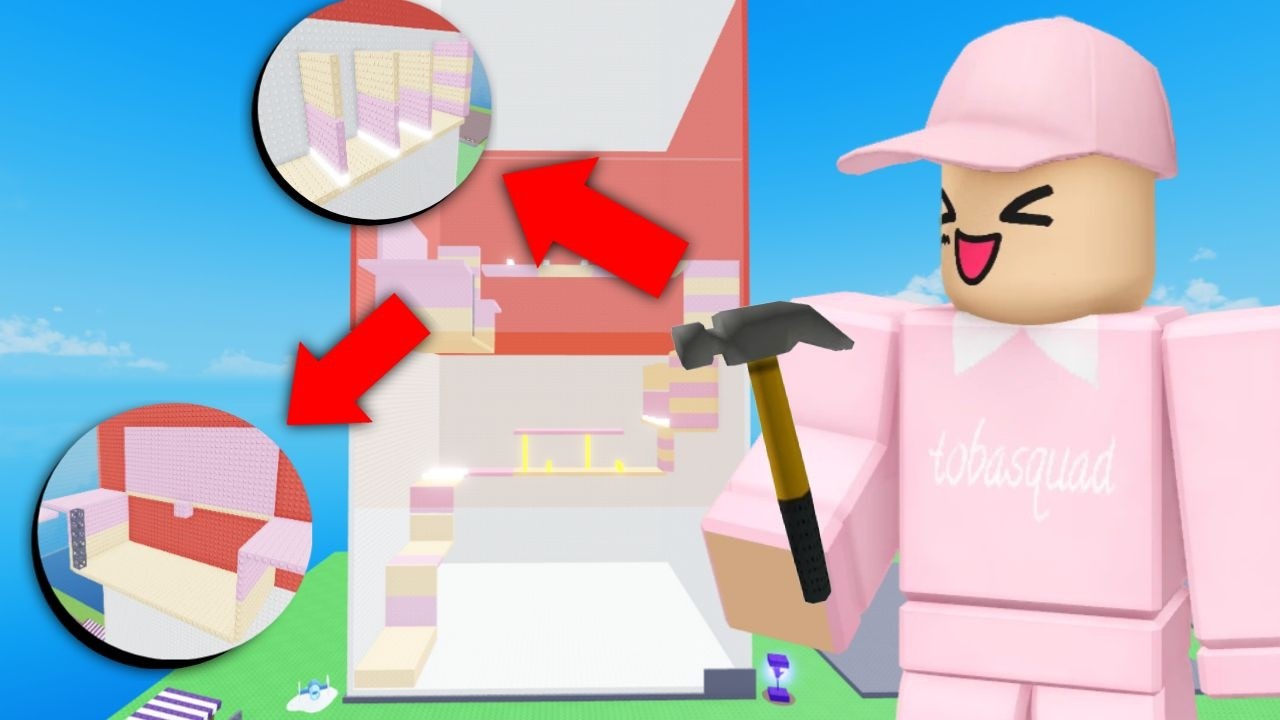 AKU MEMBANGUN LESER WALLHOP TOWER DI ROBLOX !!!