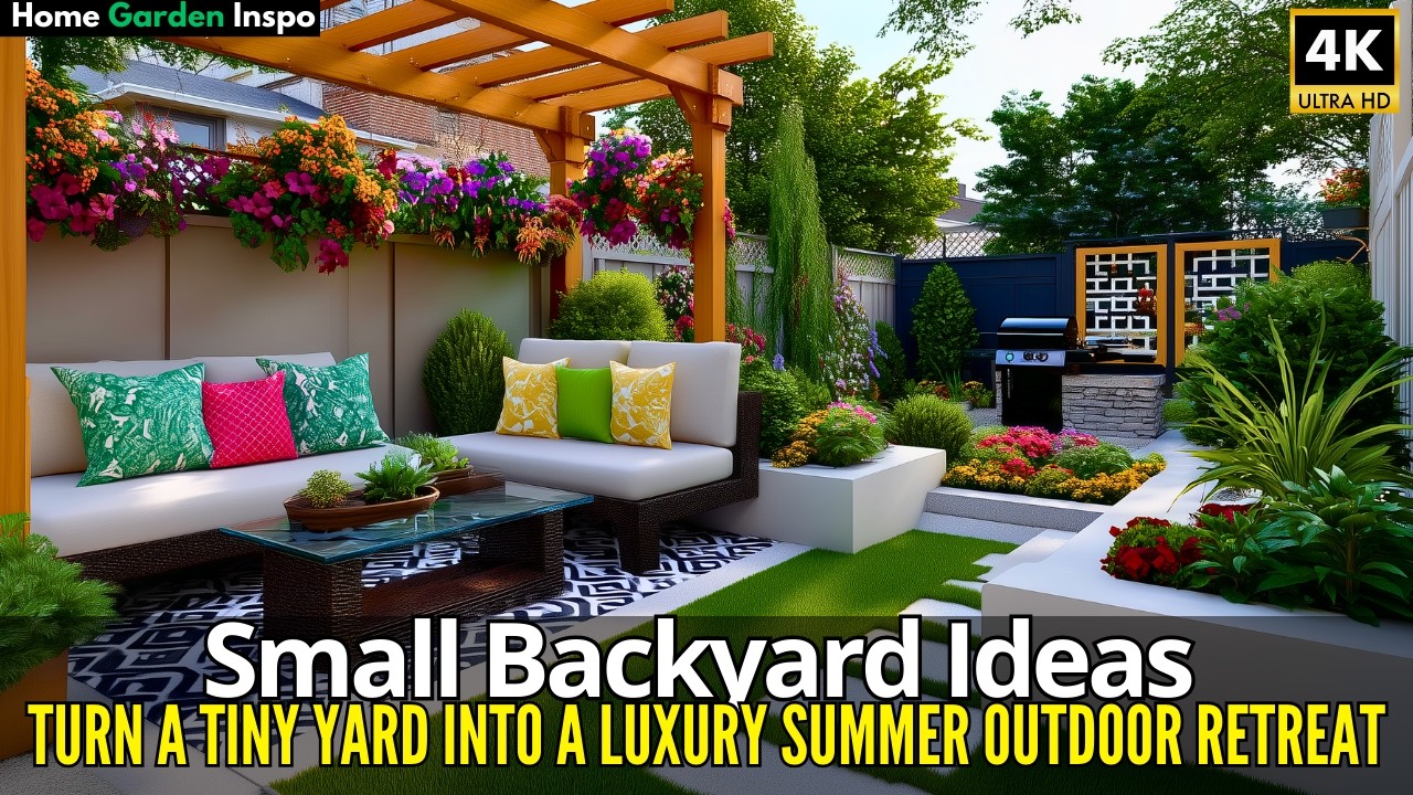 Small Backyard Ideas 2025: Turn a Tiny Yard Into a Luxury Summer Outdoor Retreat
