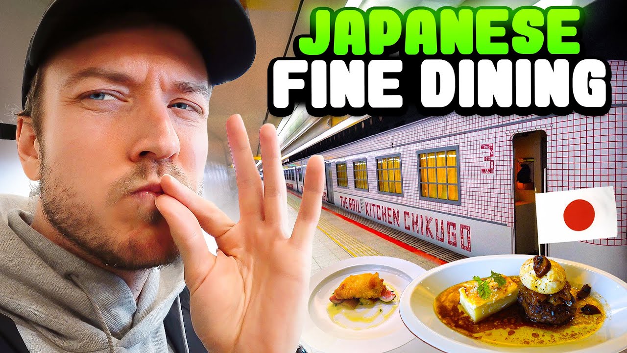 Japan's BEST Luxury Dining Experience ON A TRAIN! 🇯🇵 (Fukuoka, Japan)