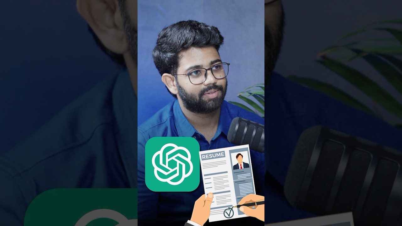 Prepare resume using chatgpt | Growth Podcast | #shorts
