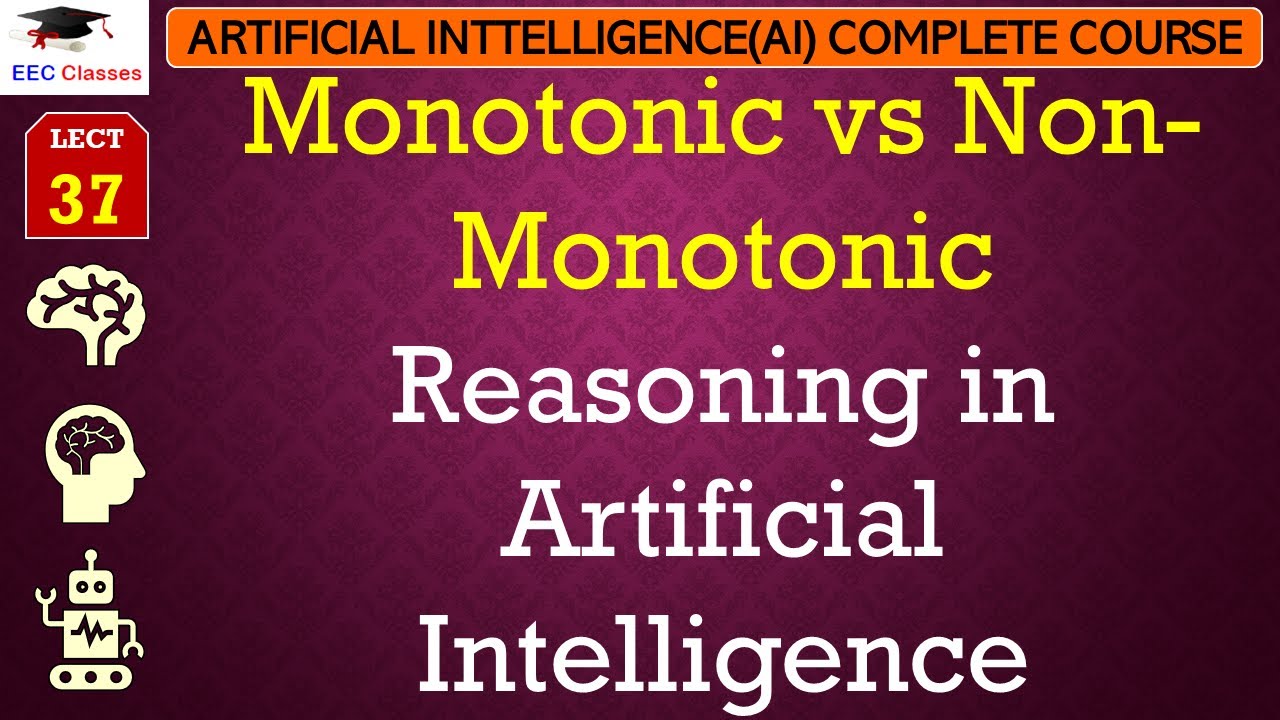 L37: Monotonic vs Non-Monotonic Reasoning in Artificial Intelligence | AI Lectures in Hindi