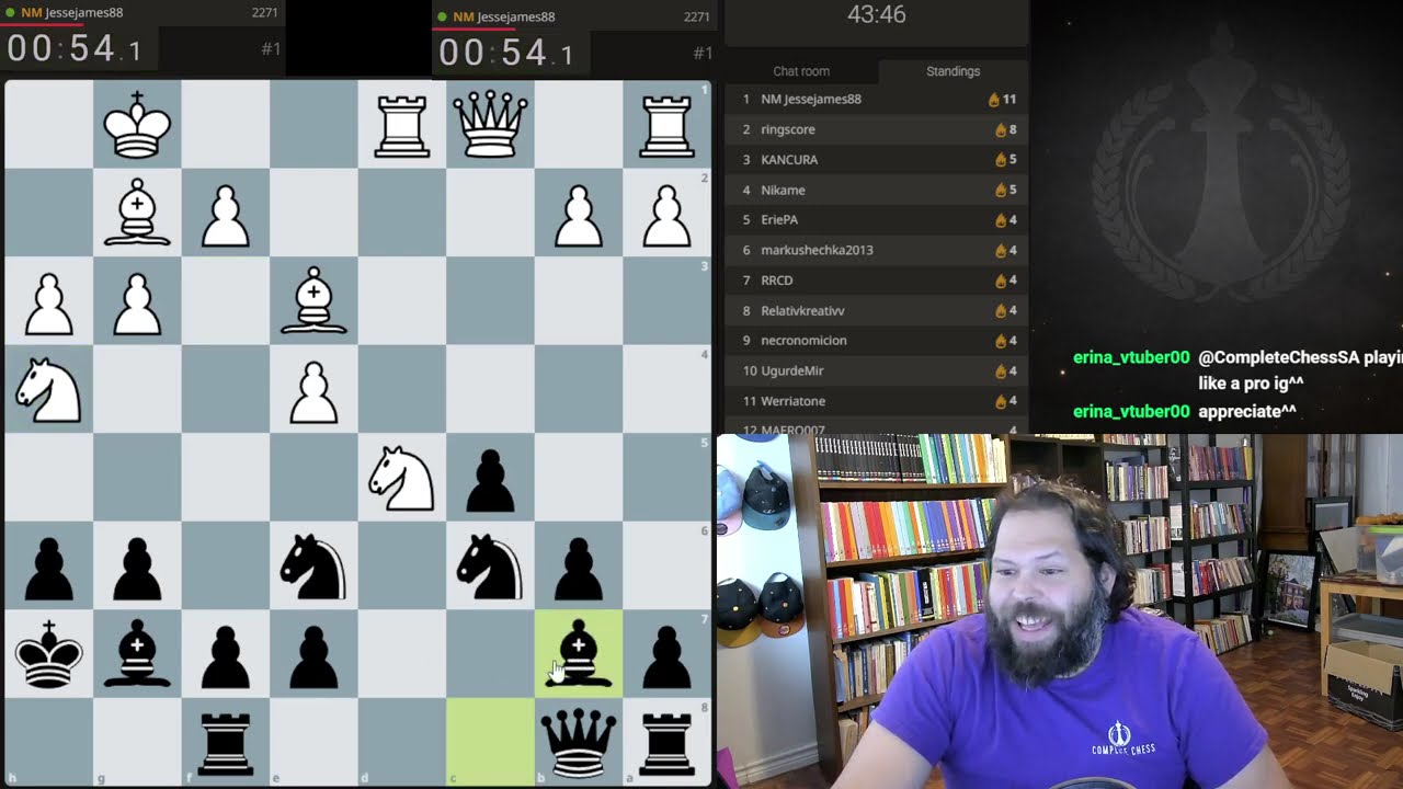 Arena Challenge Series #16 English Symmetrical #chesstournament #chessmaster