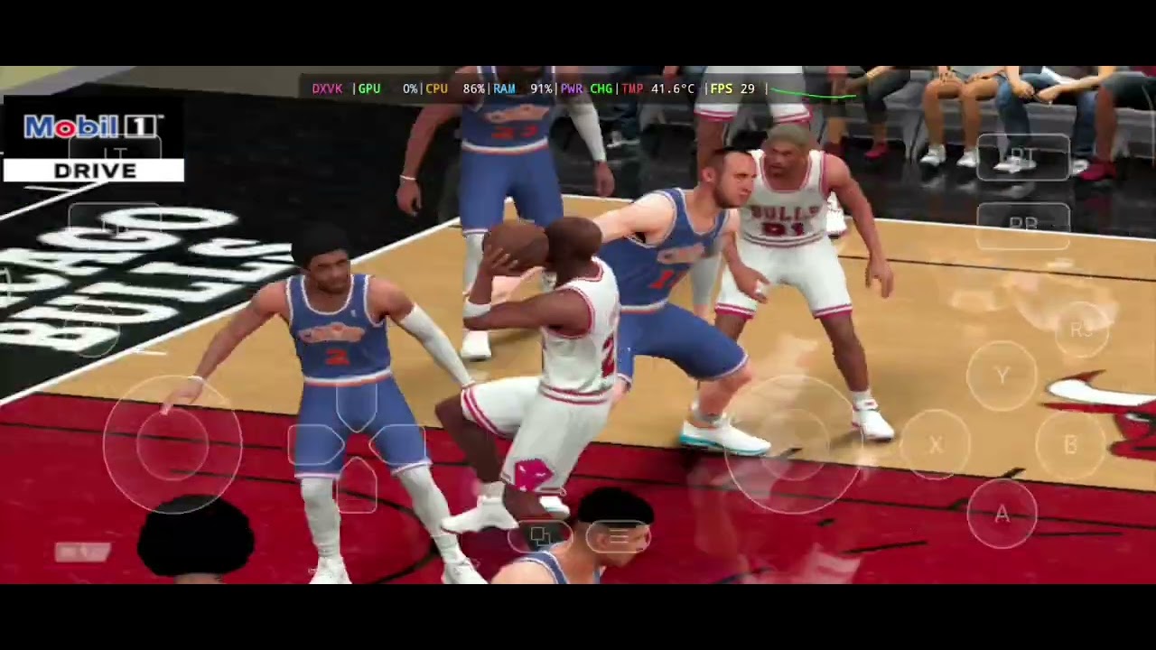 NBA2K23 on Poco X7 pro HyperOS2 (Gamehub)  