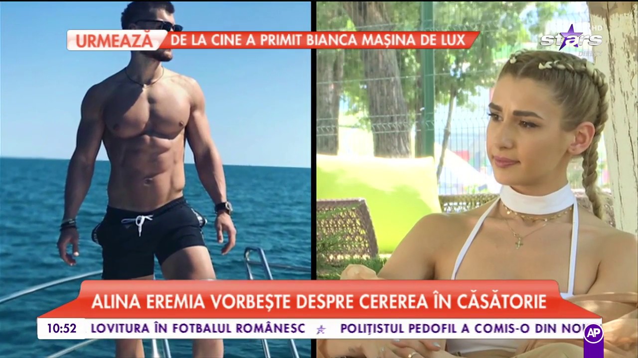Alina Eremia, despre vergheta pe care o poartă: ”Inelul este primit de la o prietenă”