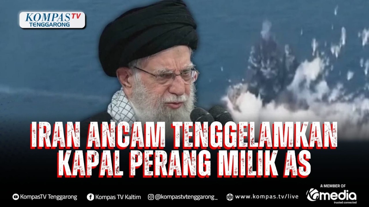 Iran Ancam Balik AS! Khamenei Sebut Tenggelamkan Kapal Perang Amerika, Bantah Superioritas Trump
