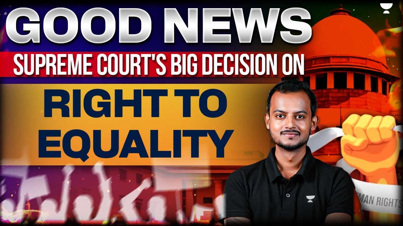 Good News for Judiciary Aspirants: SC's Landmark Decision on Right to Equality | Pranjal Singh