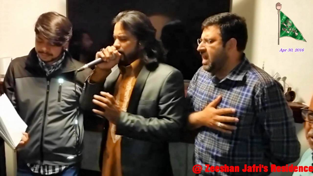 Syed Irfan Haider reciting - Ya Zahra - @ Zeeshan Jafery Residence in Calgary
