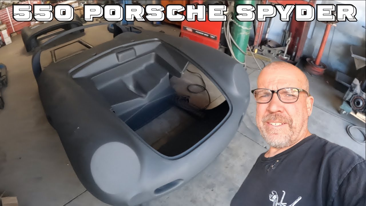 550 Porsche Spyder Needs A TON of Work Engine Mock Up and Fabrication Speed Racing Kit Car Replica $