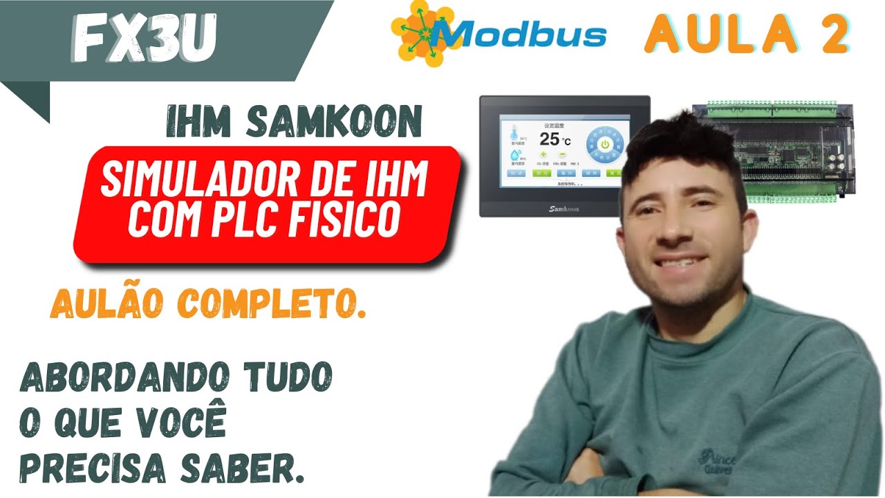 FX3U IHM Samkoon MODBUS Aula2 Completa.