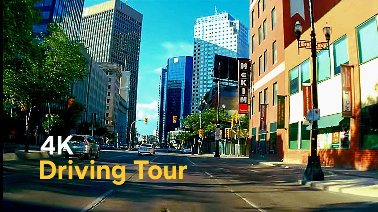 Winnipeg Driving 4K - Winnipeg MB Canada