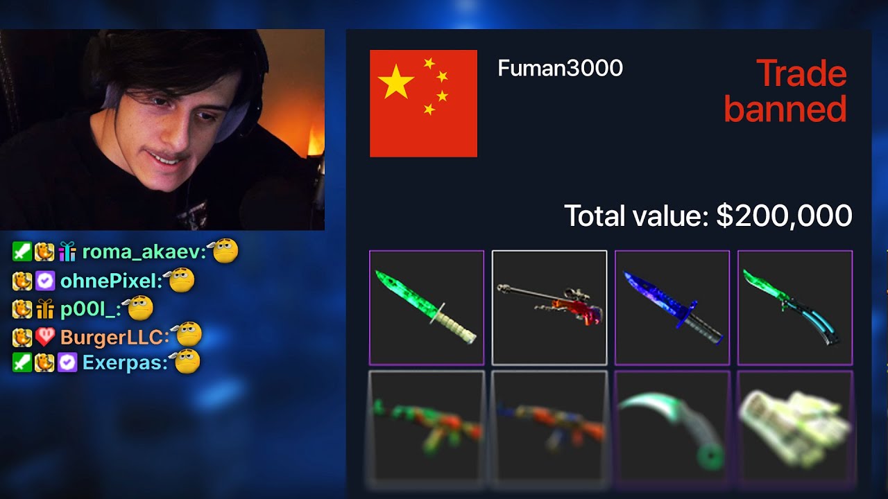 Valve is banning for buying skins on sites...