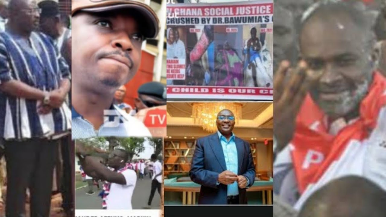 Massive jubilation at NPP Headquarters Bawumia fans find out grounds is working for ßawumia 
