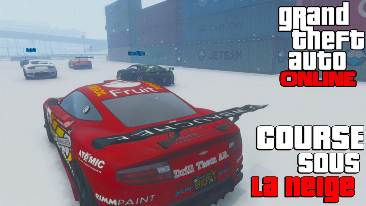 GTA ONLINE - Course sous la Neige Hardcore