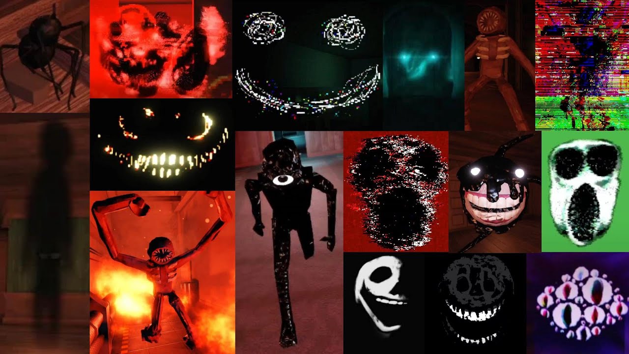 【アプデ版】ドアーズのエンティティ全種 攻略方法【DOORS/update/all monsters/jumpscares/1-100/ロブロックス/entities/glitch/ROBLOX】
