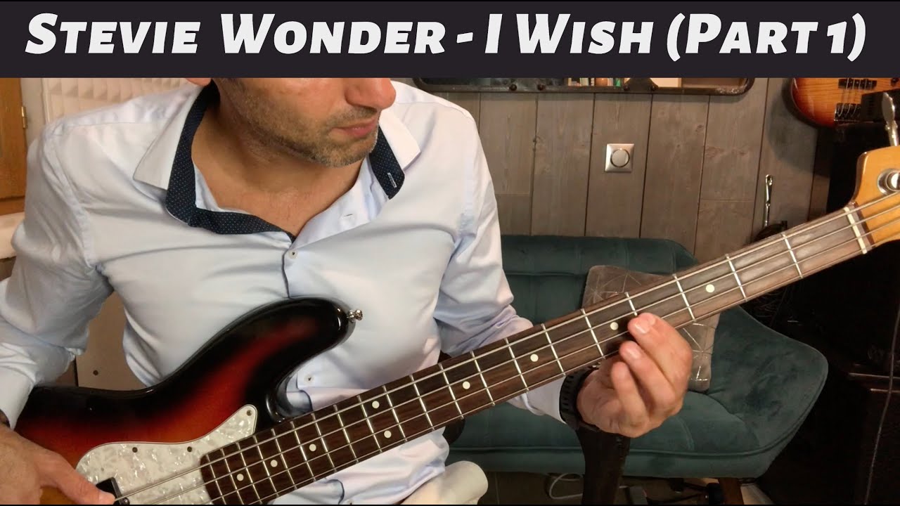 Débuter la Basse : Stevie Wonder - I Wish (partie 1)