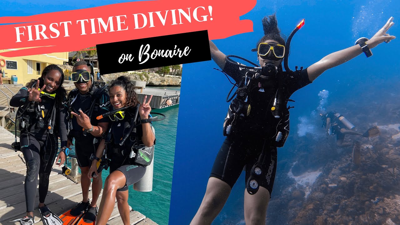 FIRST TIME DIVING AT BUDDY DIVE RESORT! | PADI OPEN WATER | Life on Bonaire with Cristely Cranston🏝