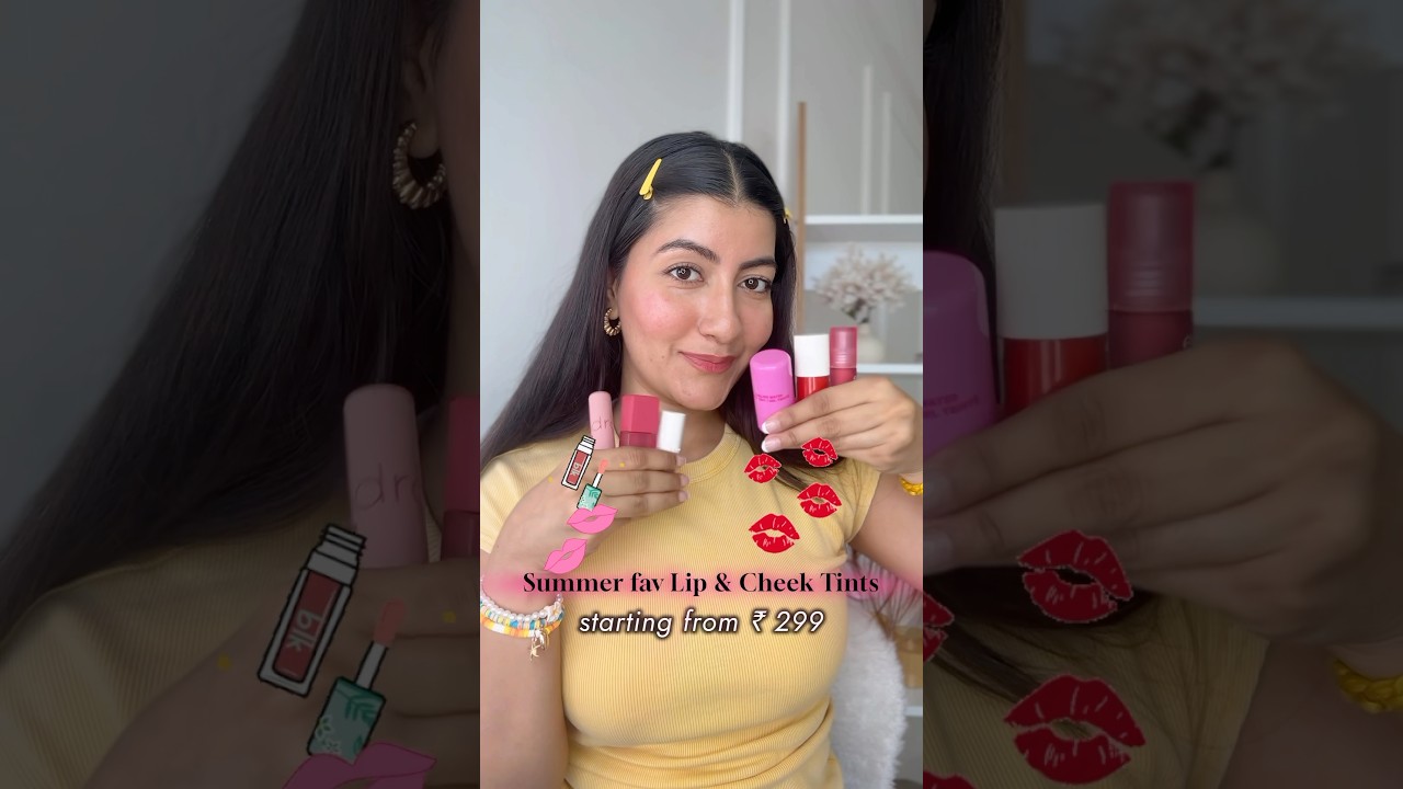 Juiciest Lip & Cheek *TINTS* starting ₹ 299 👄💖 #shorts #liptint