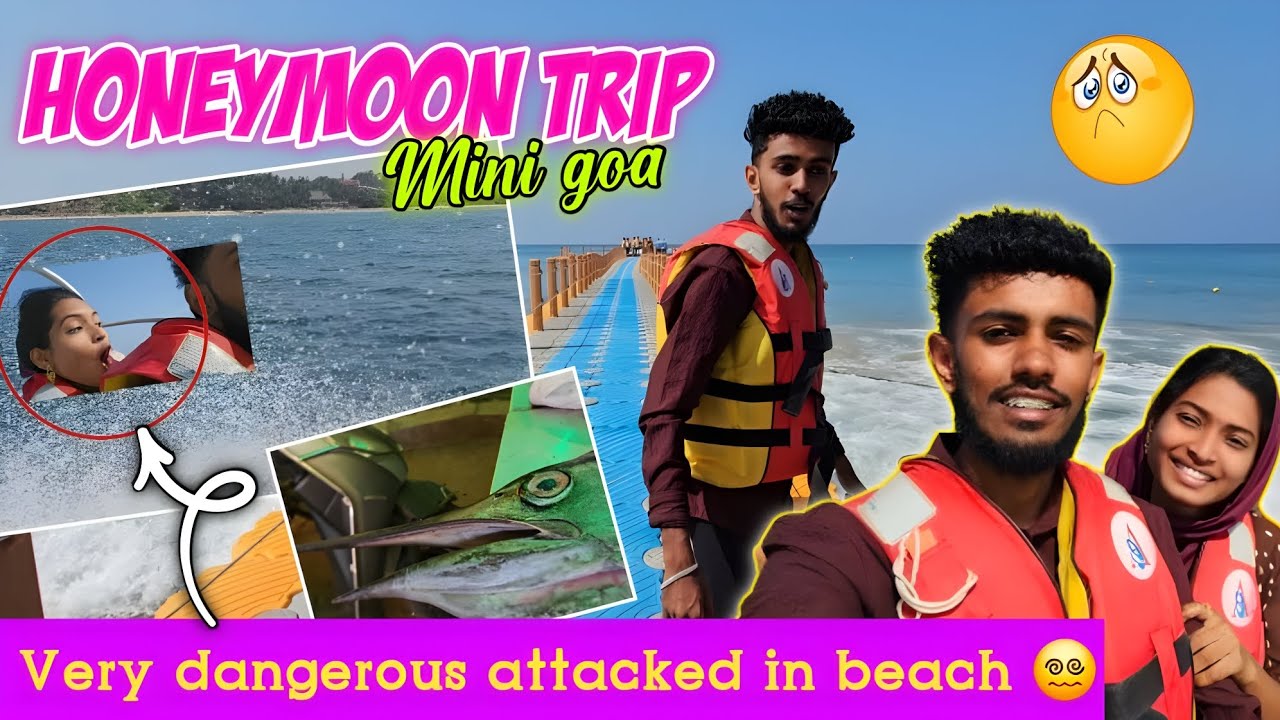 Our Honeymoon trip 🫢 | Beach - ல இப்படியா  ஆகு 😢😭 | Part 3 @anshasanufa338  #imanufa #trending