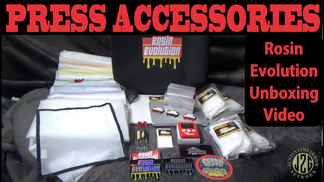 All The Press Accessories You Need! - Rosin Evolution Unboxing Video